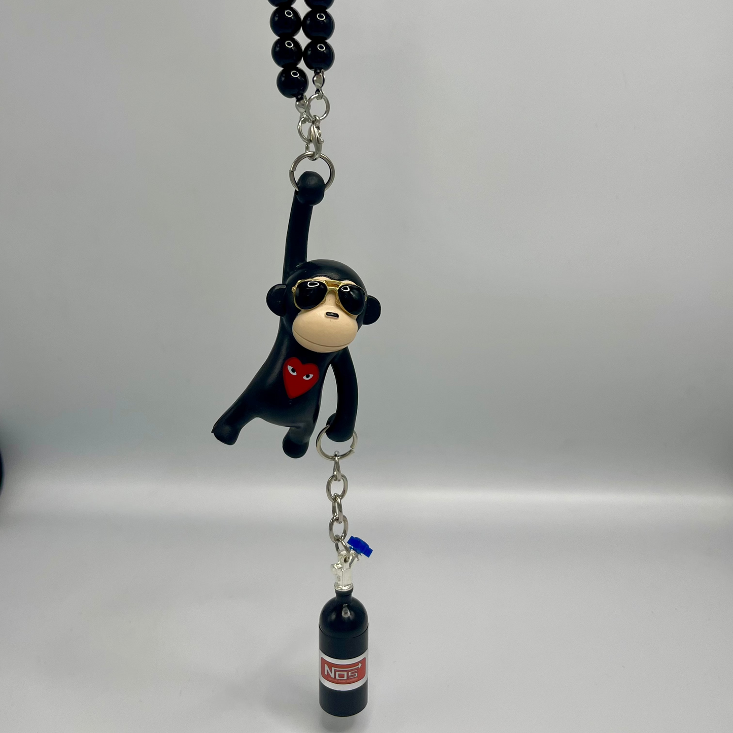 NOS Monkey Mirror Pendant