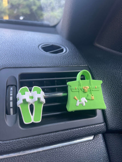 Bag & Slippers Car Diffuser Bundle