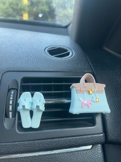 Bag & Slippers Car Diffuser Bundle
