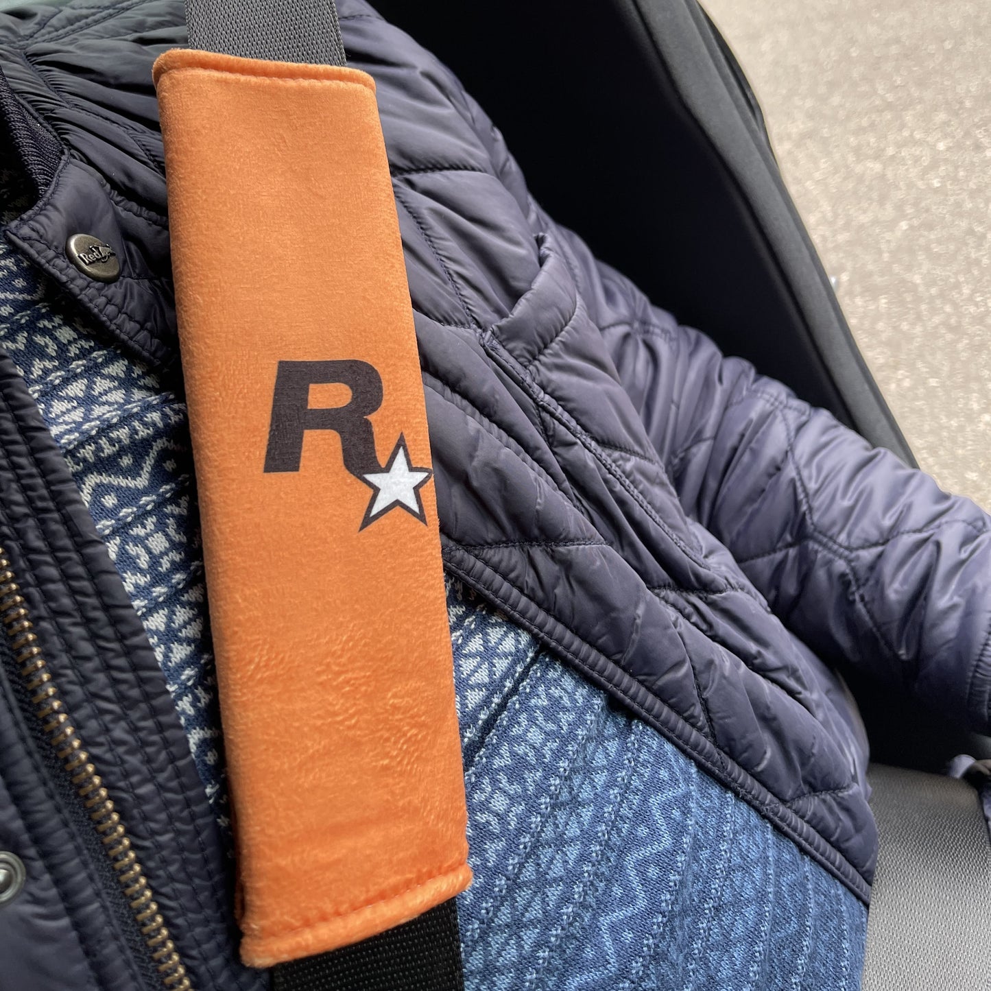 Rockstar Seatbelt Cover