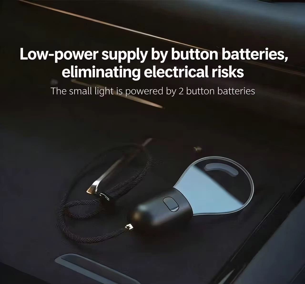 Mini Car Lamp – Mirror Hanging LED Light