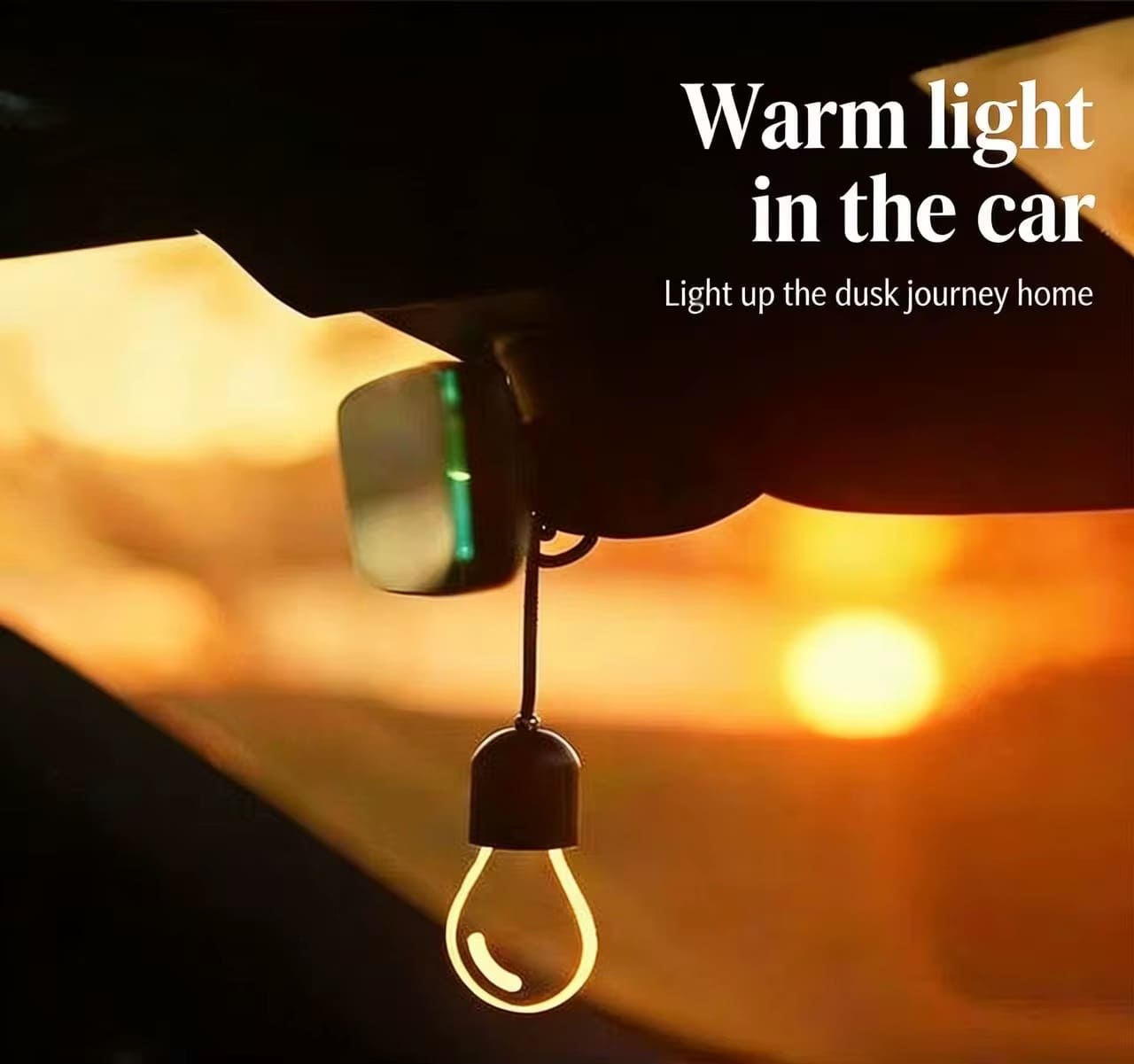 Mini Car Lamp – Mirror Hanging LED Light